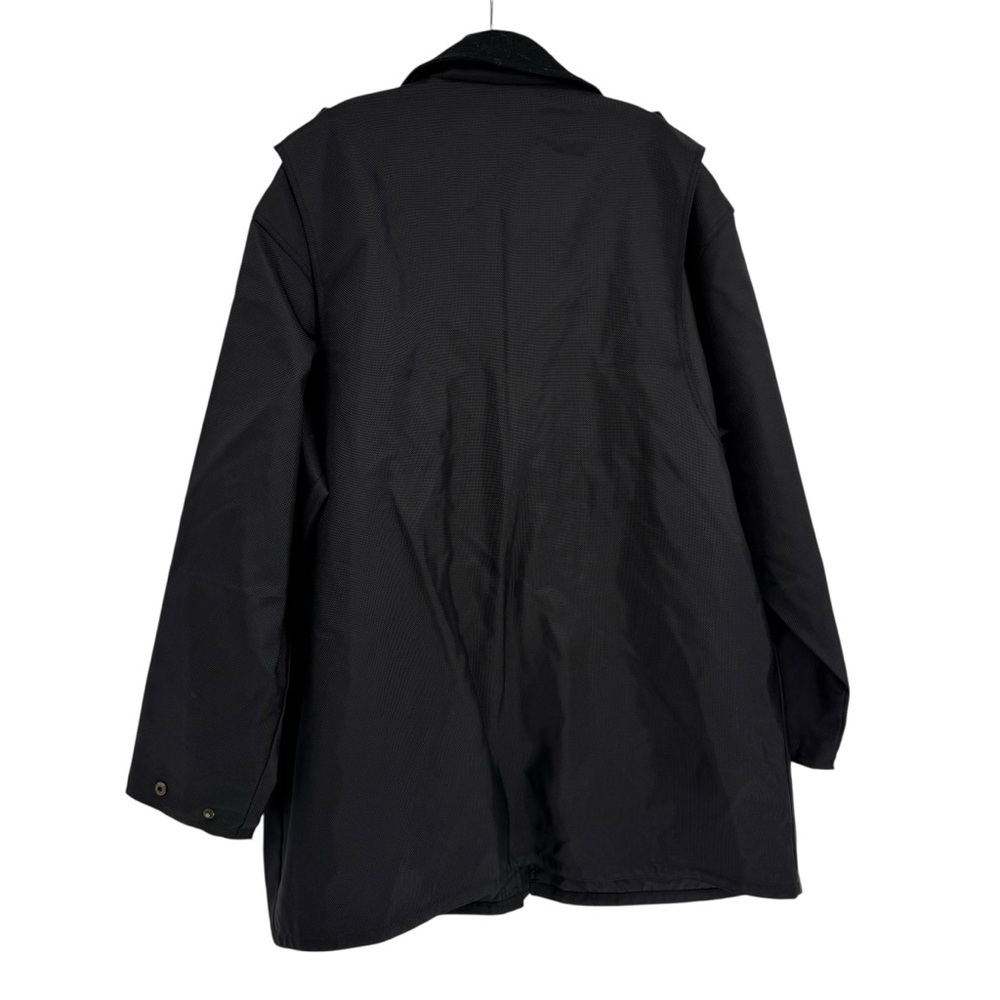 J Peterman Company Utility Jacket Mens Size L Zip/snap Nylon Raincoat Nylon - Picture 2 of 10
